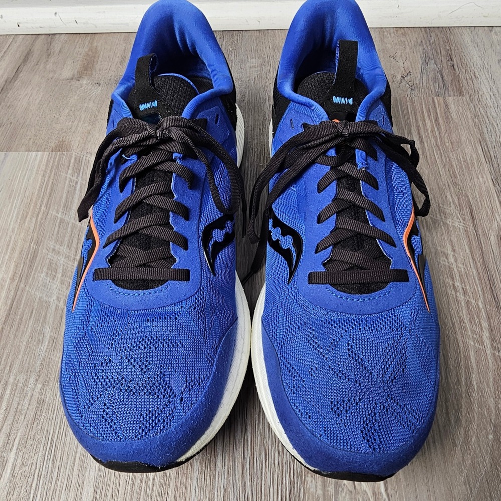 Saucony Womens Freedom 5 Running Shoes 10.5 Blue Raz Zest PWRRUN PB S10726-125